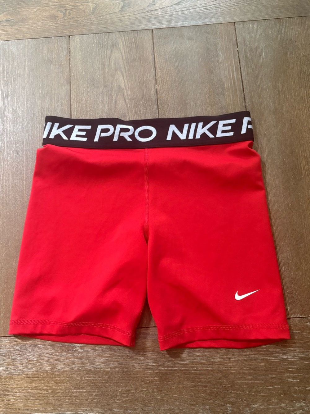 Nike Pro Youth XL Red Dri-FIT 5” Compression Shorts